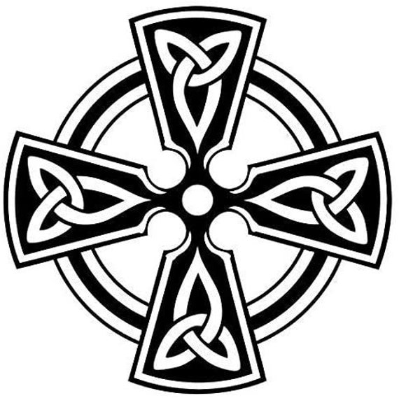 Celtic Cross vinyl sticker  Celtic Vinyl Decals & Stickers