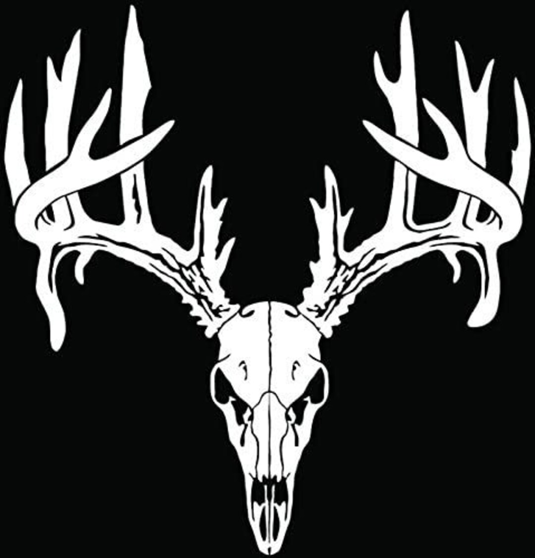 Deer Bull Skull Sticker