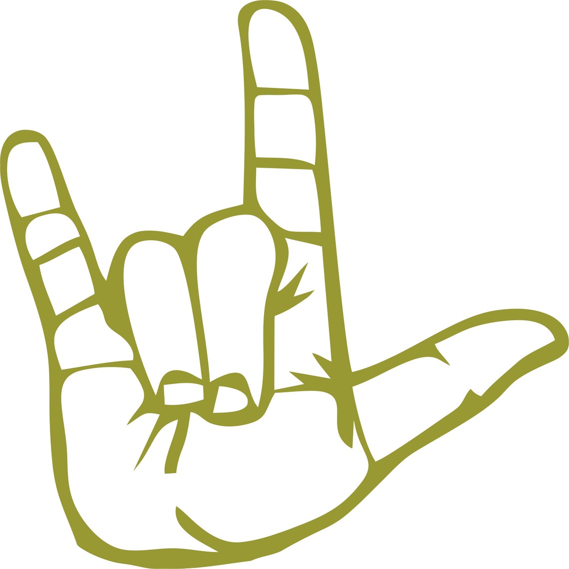 Others_asl_sign_language_i_love_you - Car Funeral Car Truck Window ...