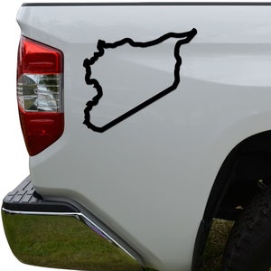 Syria Country Map Die Cut Vinyl Decal Sticker For Car Truck Motorcycle Window Bumper Wall Decor