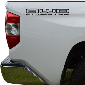 AWD All Wheel Drive Die Cut Vinyl Decal Sticker For Car Truck Motorcycle Window Bumper Wall Decor