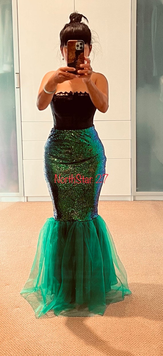 Stunning V-Neck Sequin Prom Dress with Floor-Length Mermaid Skirt -  AliExpress