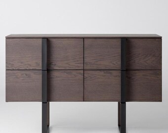 Media console, Credenza, Sideboard, Credenza sideboard buffet, Wooden dresser, Solid wood dresser,Minimalist furniture, Media console modern