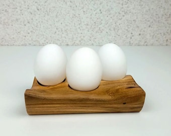 Farmhouse Wood Egg Holder for 10 Eggs, Easter Decor, Easter Egg Holder, Rustic Egg Holder, Wooden Egg Storage, Egg Tray, Fresh Egg Holder