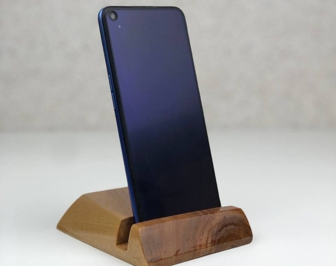 Wood Phone Stand, Solid Wood Phone Holder,  Phone Stand, Wooden Phone Holder, Wooden iphone Stand, Gifts for Him, Gifts for Her, Wood Holder