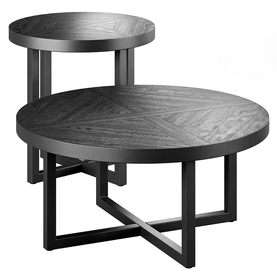 Round Wood Coffee Table, Wooden Coffee Table, Round Coffee Table