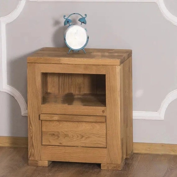 Modern rustic nightstand deals