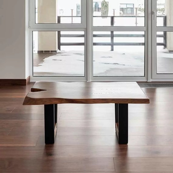 Modern live edge coffee table deals