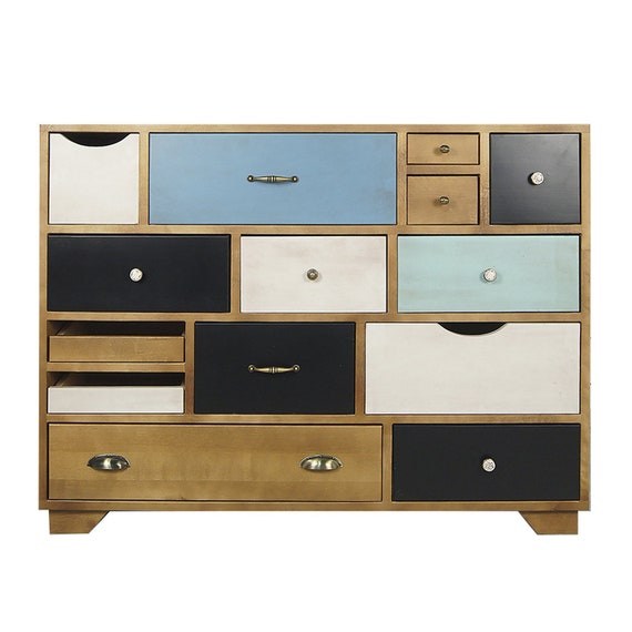 Large Chest of Drawers Chest of 14 Drawers Vertical Chest of