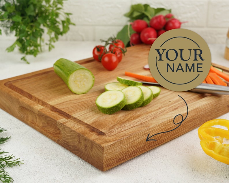 Chopping board, large board with juice groove, farmhouse board, serving board, cutting board, 15.711.8 rectangular wooden cutting board image 6