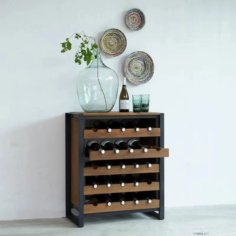 Modular and Stackable Wine Rack Wine Rack Plans Wine Etsy