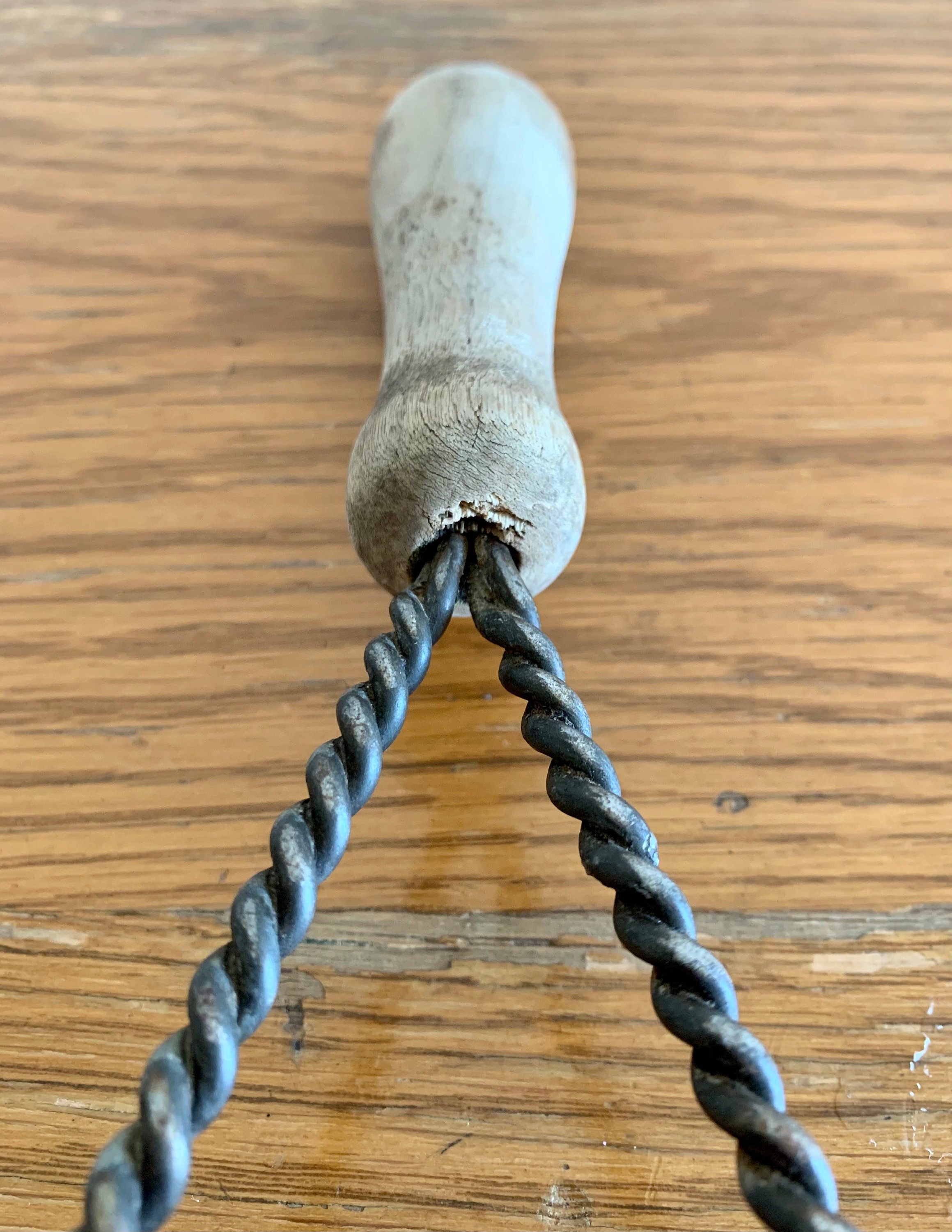 Masher de patatas vintage de 1940 con mango de madera | Etsy