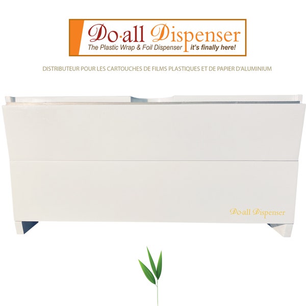 Do-all Dispenser (White), Plastic Wrap & Foil Dispenser,