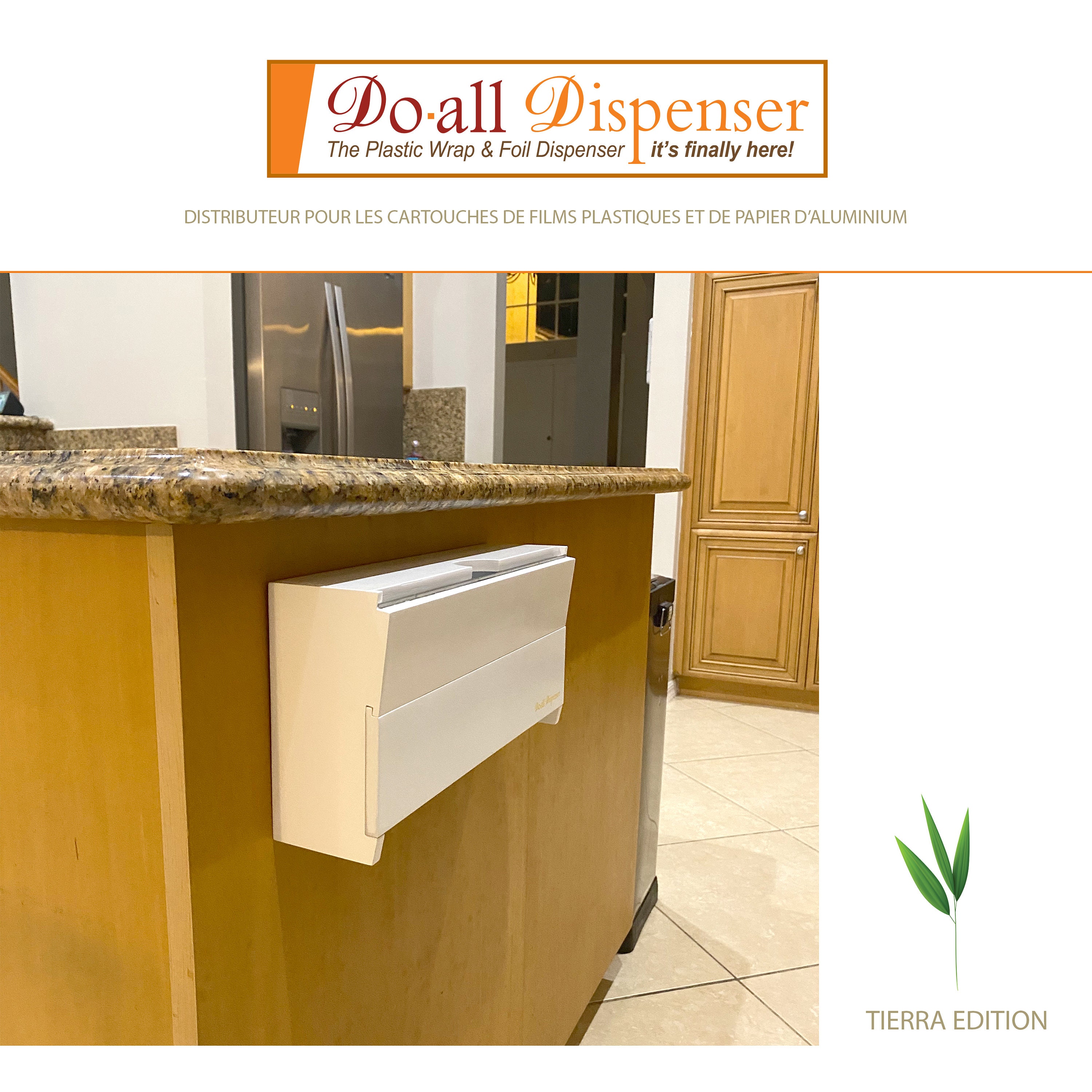 Doall Dispenser white, Plastic Wrap & Foil Dispenser, Etsy