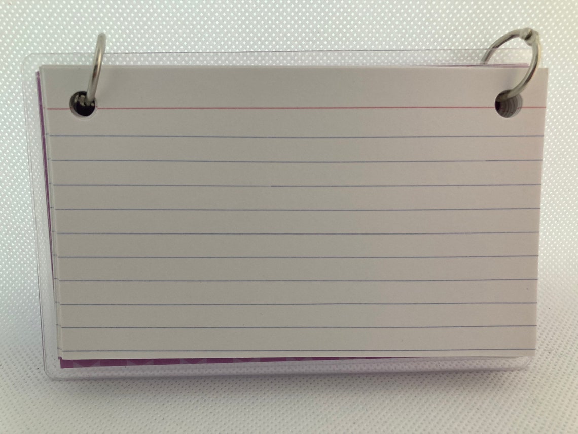 Index Card Book Mejor maestro Inspirar Notas Etsy