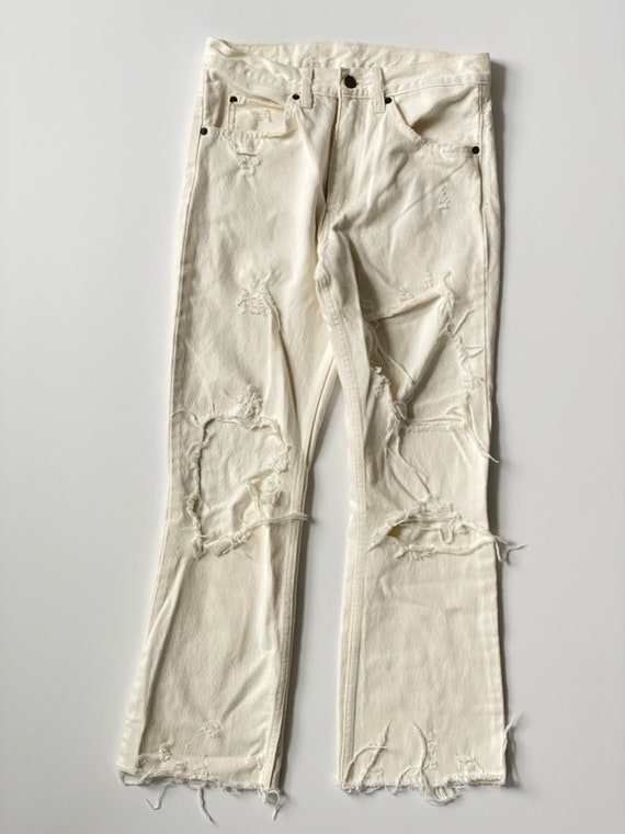 LEVI'S 517 Orange Tab Off White