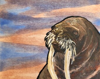 Walrus Original Painting