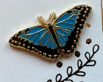 Pin Blue Morpho butterfly