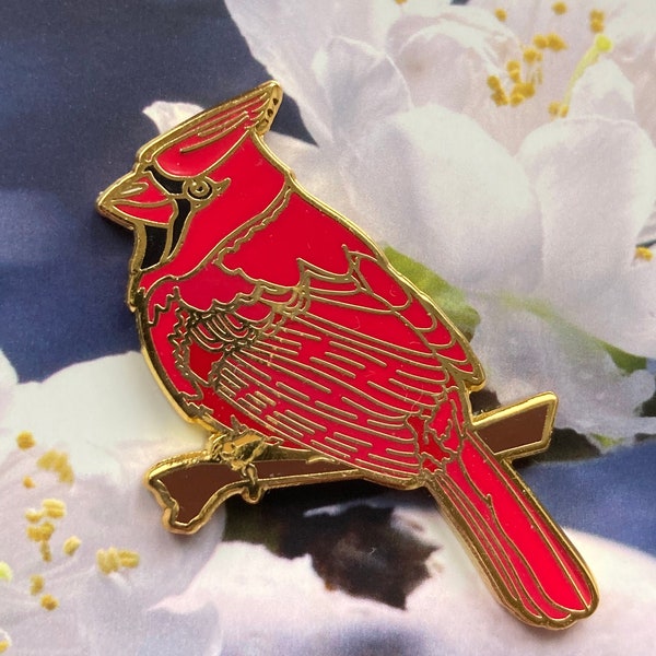 Pin Red Cardinal - Pin Red Cardinal