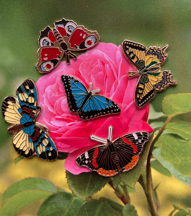 Special offer: Alle unsere Schmetterlingspins Special offer all our Butterfly pins Bild 2