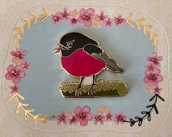 Pin Pink Robin