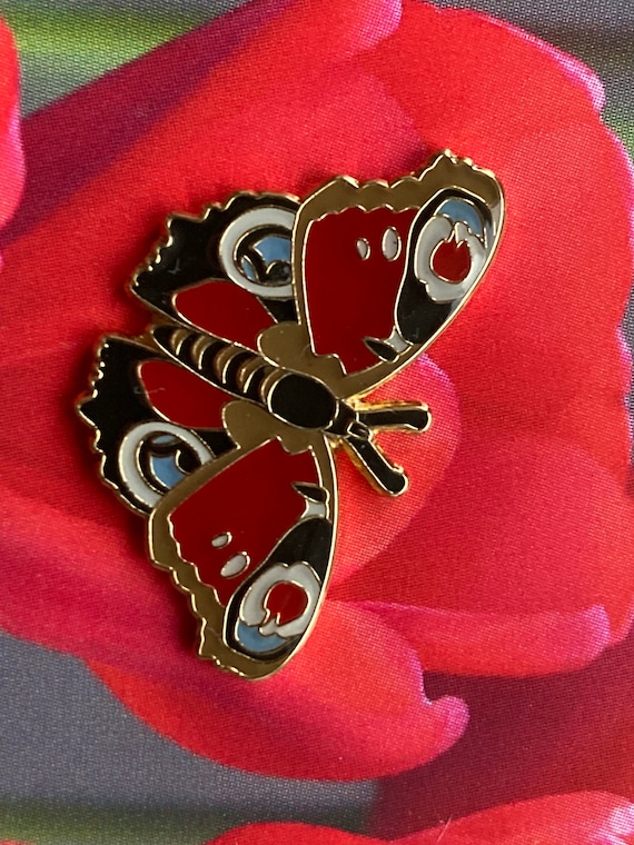 Pin Schmetterling Tagpfauenauge - Pin Peacock Butterfly