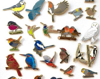 Special Offer: All our 32 bird pins for 135 euros - All our 32 bird pins for 135 euros!