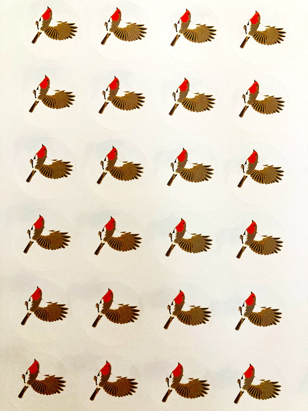 24 Sticker Robins in Flight for 7 Euro, 24 Sticker Robin in Flight for ...