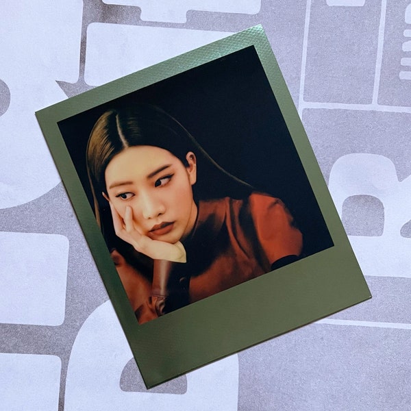 Loona Kim Lip Kpop Polaroid on Metallic Nights iType Color Film