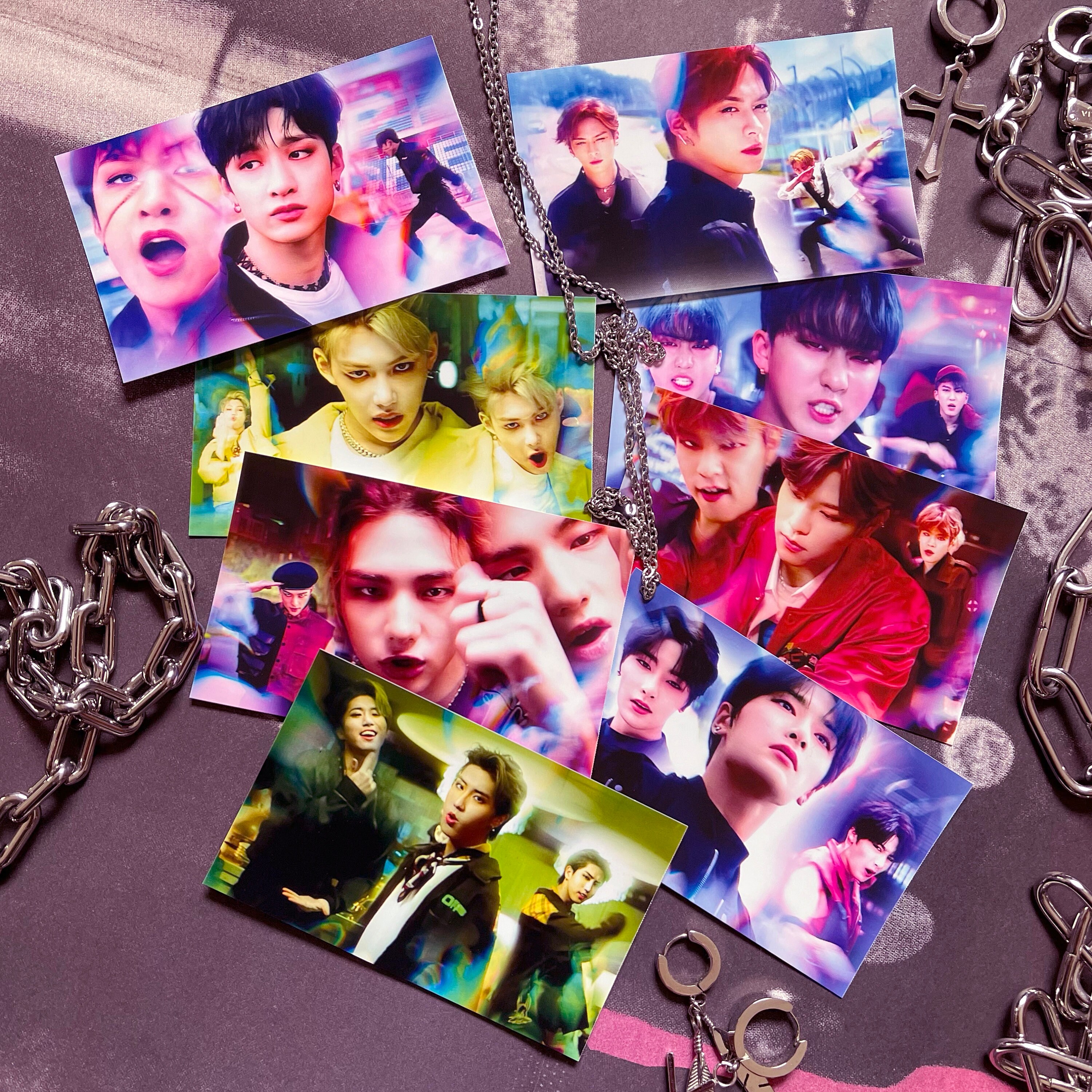 stray kids god s menu kpop photocard stickers etsy