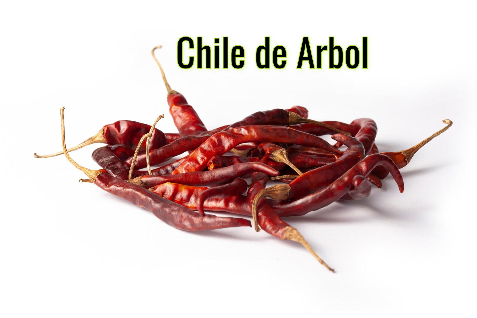 Chile De Arbol Dried Arbol Peppers Whole Chili Peppers Etsy