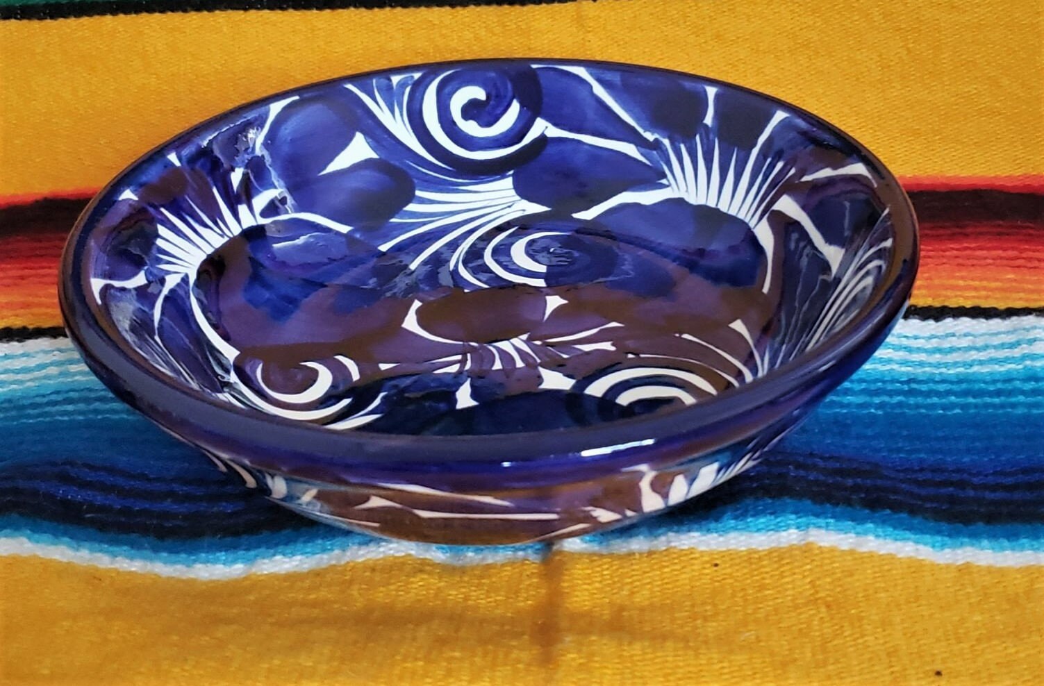 Mexican Talavera Salsa Guacamole Bowl - Pottery Dish Art | MexDecor