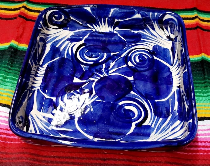 Mexican Ceramic Appetizer Tray Mexican Ceramic Cookie Tray mexican ...