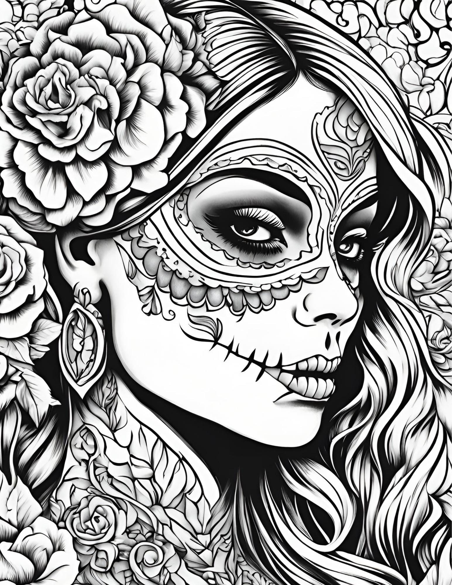 BUNDLE Sugar Skull Coloring Pages Sugar Skull Coloring PDF Sugar Skull Printable Digital Download PDF Best Selling Item Coloring - Etsy bundle-sugar-skull-coloring-pages-sugar-skull-coloring-pdf-sugar-skull-printable-digital-download-pdf-best-selling-item-coloring-etsy