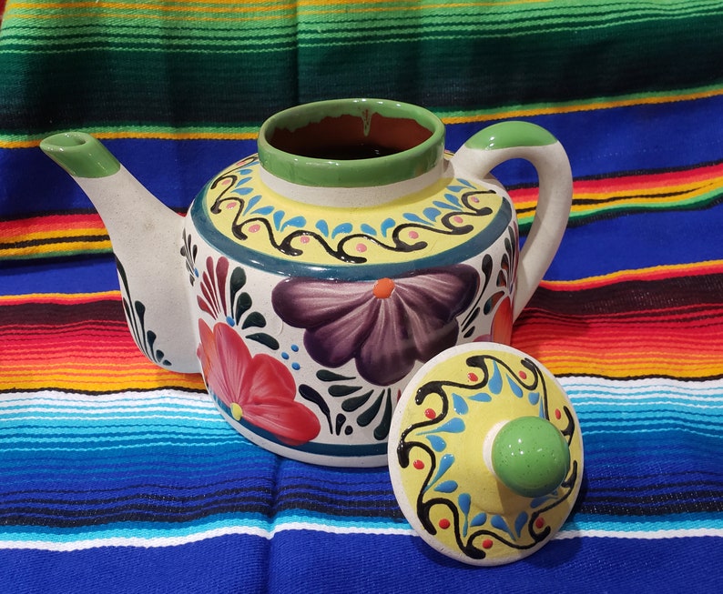 Mexican Decor Teapot Teapot Assorted Colors Decor Teapot Etsy