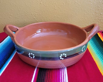 Grande Cazuela | Handmade Cazuela de Barro | Mexican Pottery | Clay Pot