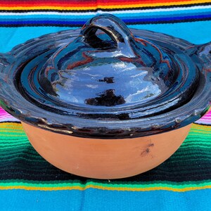 Cazuela con Tapa de Barro | Handmade Cazuela with Lid | Clay Pot
