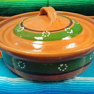 Grande Handmade Clay Pot |  Cazuela de Barro | Terracota Pot | Clay Pot