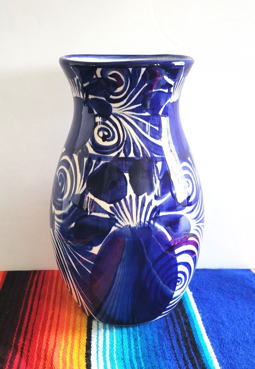 Ceramic Blue and Vase Flower Vase Home Decor Vase - Etsy
