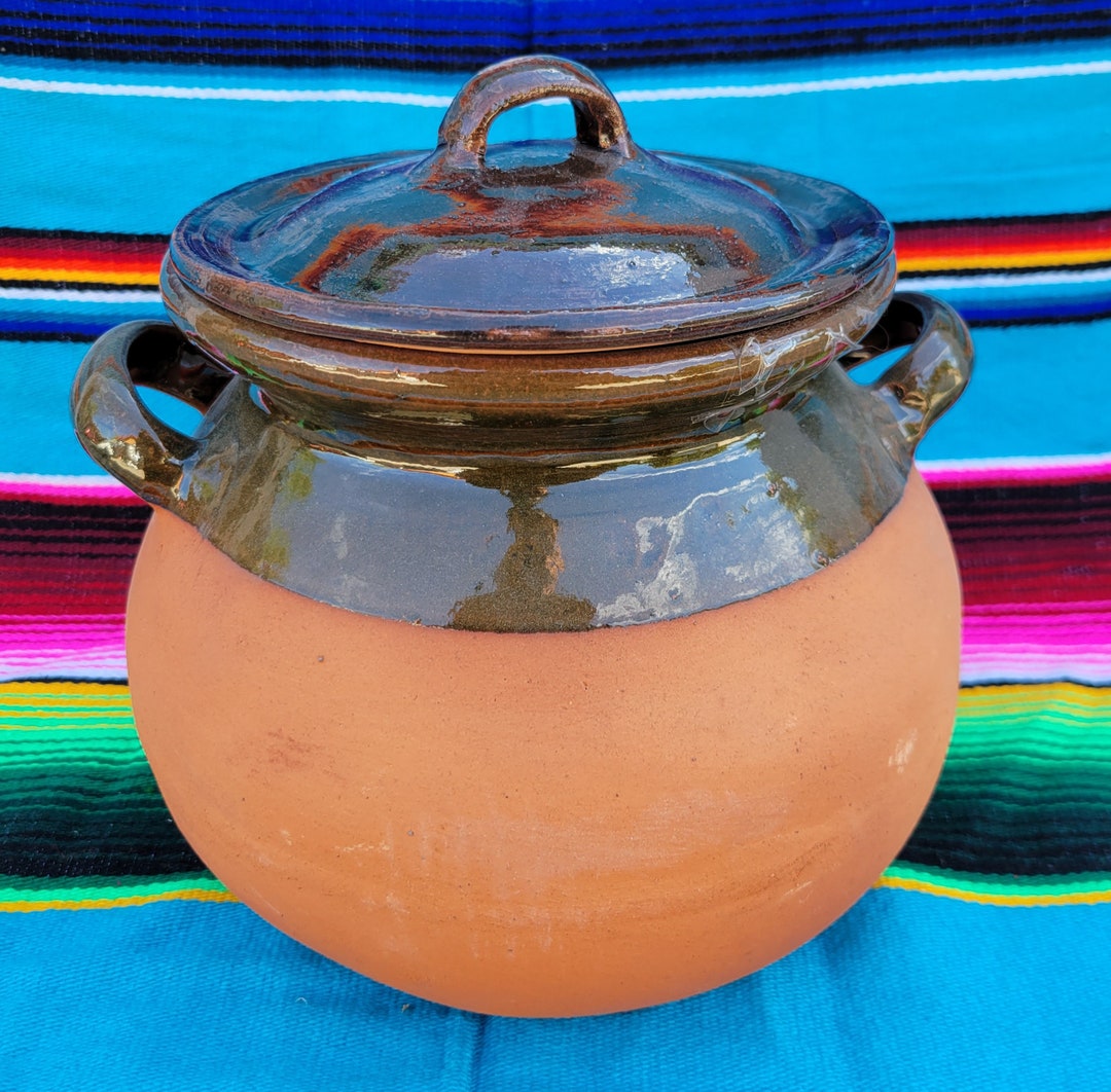 Olla de Barro Mexicana Olla de Barro Olla de Barro Olla de Frijoles  Barro Mexicano México