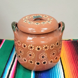 Handmade Clay Pot | Olla de Barro | Mexican Clay Pot | Bean Pot | Gift Ideas