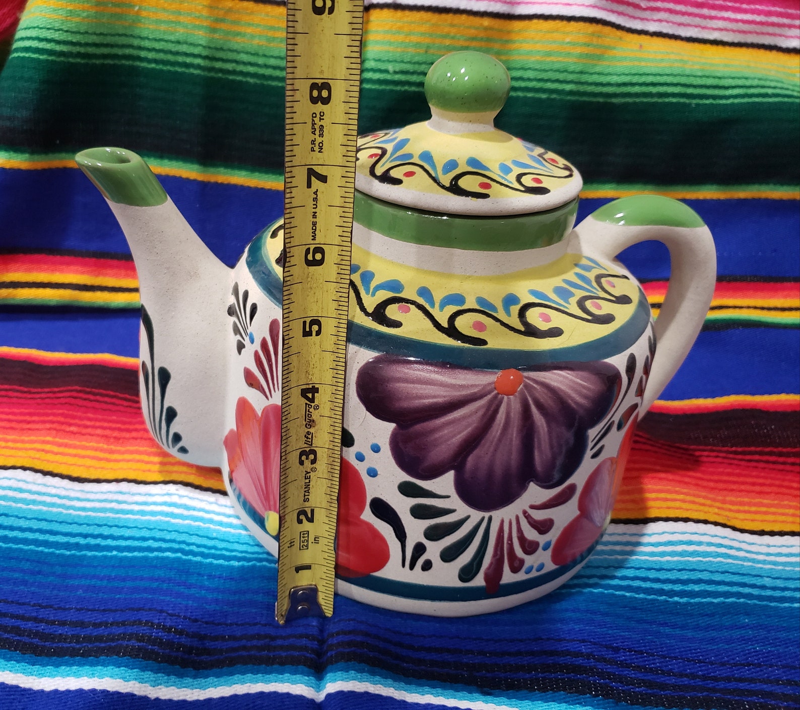 Mexican Decor Teapot Teapot Assorted Colors Decor Teapot Etsy