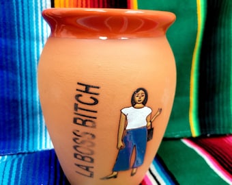 Grande Cantaritos de Barro | Cantarito Grande | Loteria Mexican Cup | Large Jarro