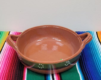 Chica Cazuela de Barro | Mexican Pottery | Small Barro Cazuela | Home decor | Kitchen Decor