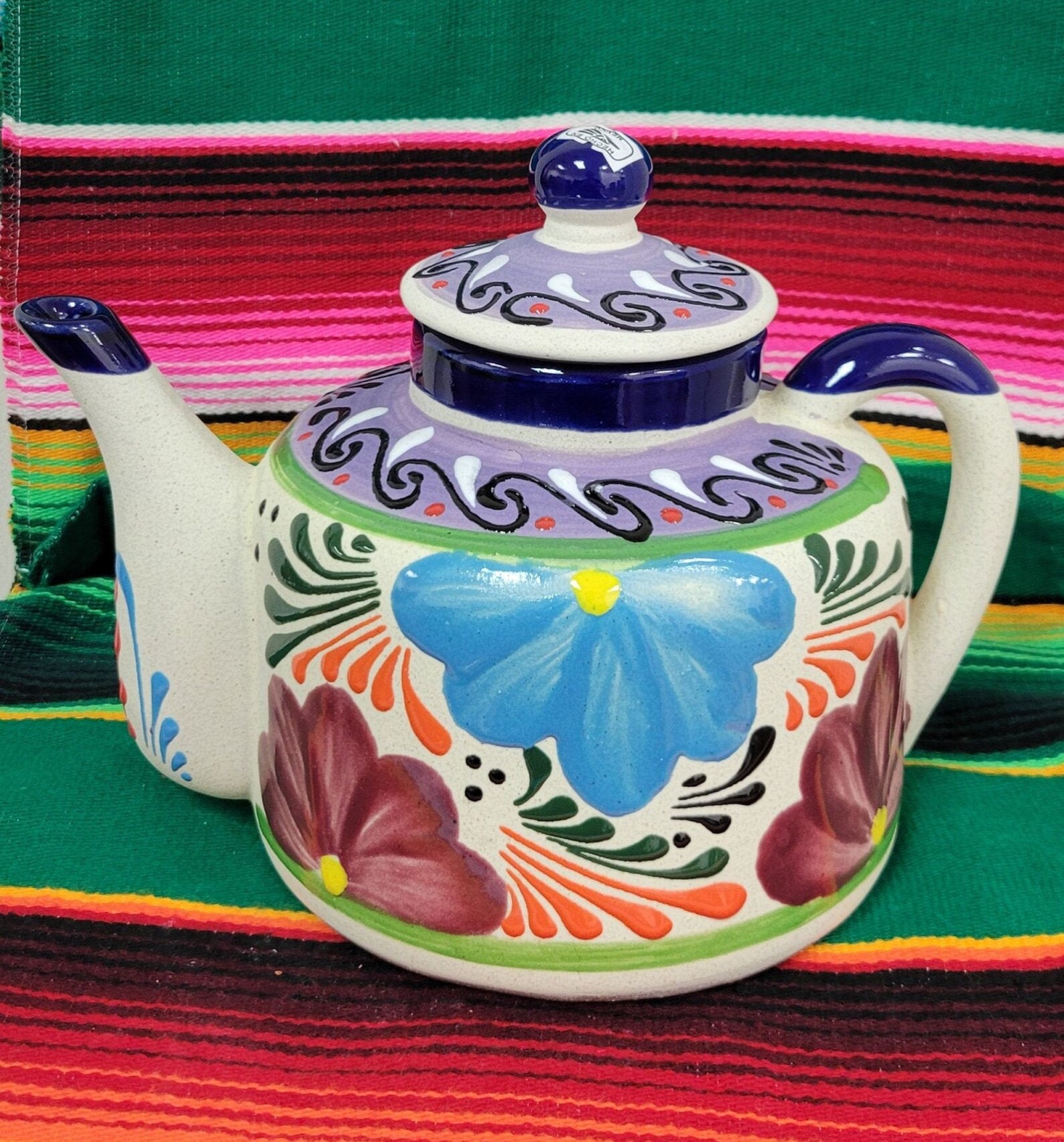 Mexican Decor Teapot Teapot Assorted Colors Decor Teapot Etsy