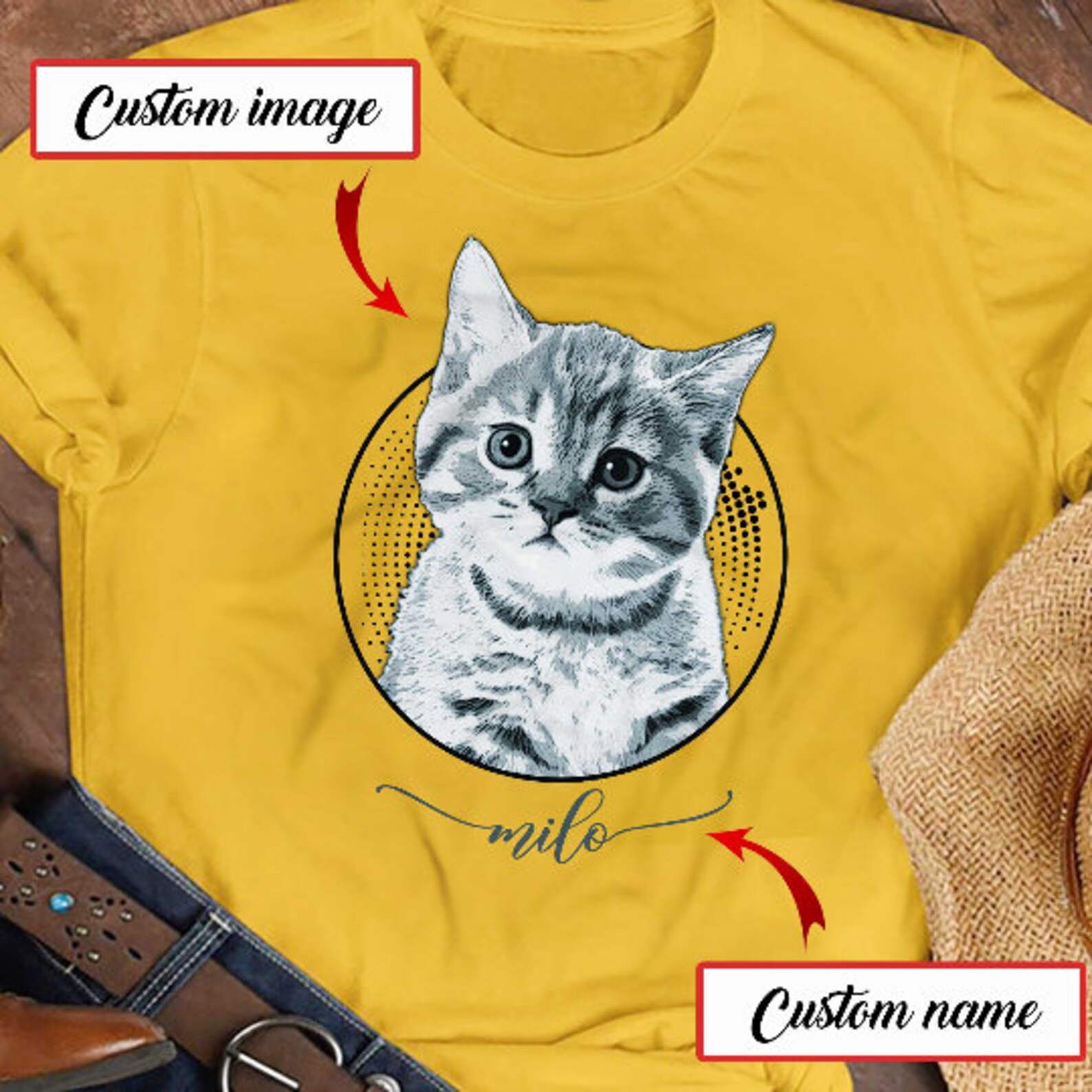 Custom Cat Shirt Custom Pet Tshirt Custom Cat Hoodie Etsy