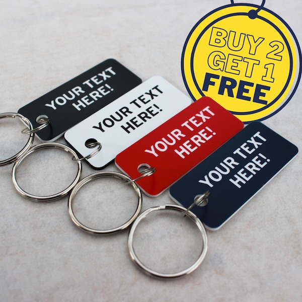 Plastic Keychain Etsy