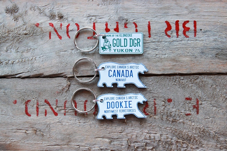 Customizable Personalized Engraved Plastic Keychain Canada License Plate image 10