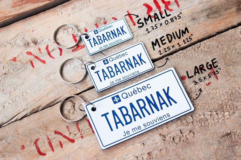 Personalized Engraved Plastic Keychain - New Hampshire License Plate image 6