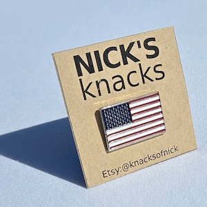 Small Lapel Pin, United States of America Flag (1 in, 25.4 mm)